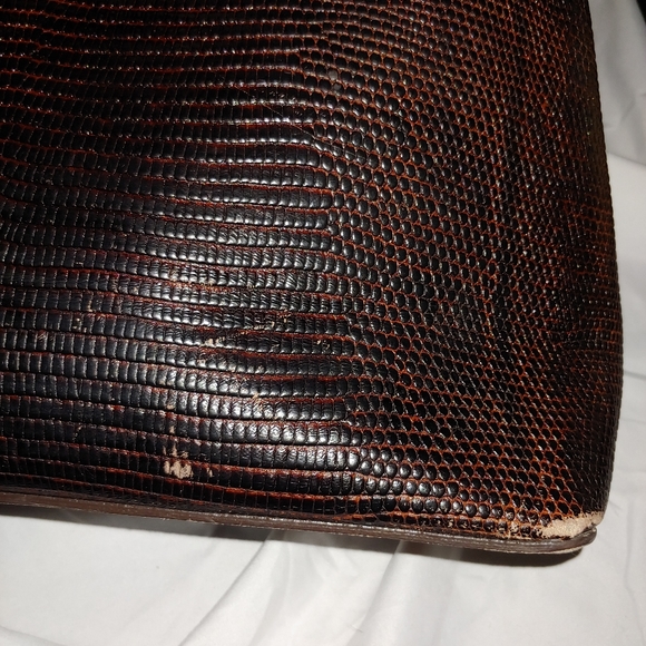 💜 Dooney & Bourke Lizard Embossed Hobo - Picture 13 of 16